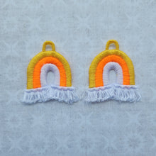 Load image into Gallery viewer, Candy Corn Rainbow Fringe