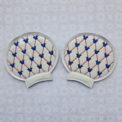 Quilted Mouse Heads