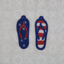 Load image into Gallery viewer, Stars &amp; Stripes Flip Flops