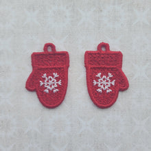 Load image into Gallery viewer, Snowflake Mittens