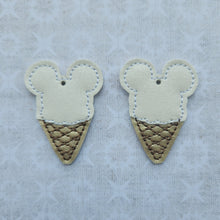 Load image into Gallery viewer, Mouse Ice Cream Cone - White