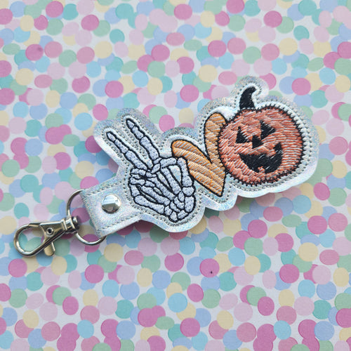 Peace Love Spooky Pumpkin