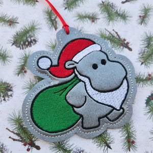 Christmas Hippo