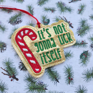 Lick Itself Candy Cane