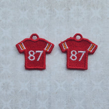 Load image into Gallery viewer, Football Jersey #87 - Red/White/Yellow