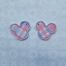 Load image into Gallery viewer, Mr. Mouse Pink &amp; Purple Plaid
