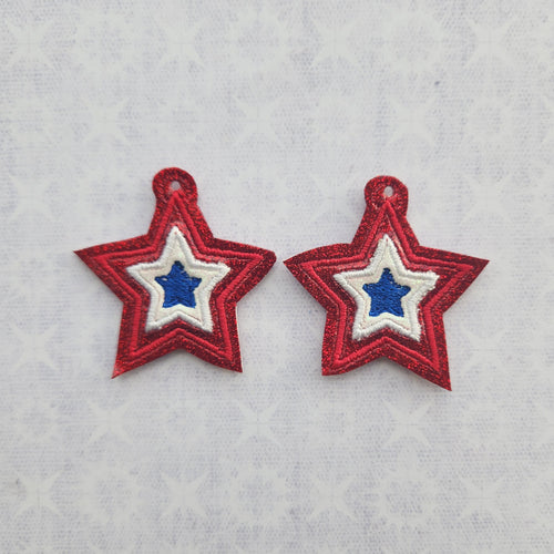 Red White and Blue Stars