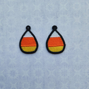 Candy Corn Teardrop Outlined