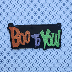 Boo to You