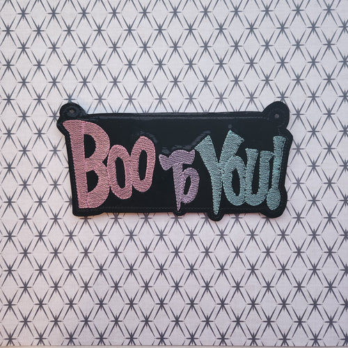 Boo to You