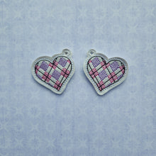 Load image into Gallery viewer, Plaid Hearts