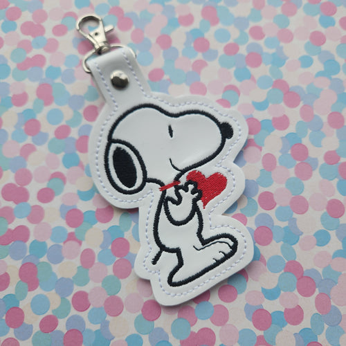 White Dog Valentine