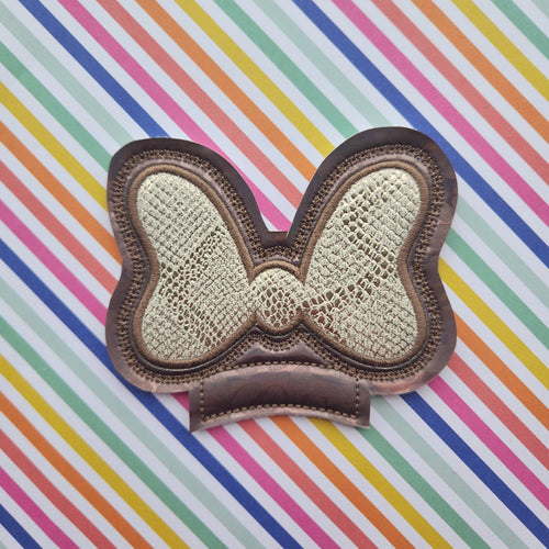 B GRADE - Animal Print Scrap Bow