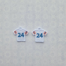 Load image into Gallery viewer, Football Jersey #24 - Orange/Blue/White
