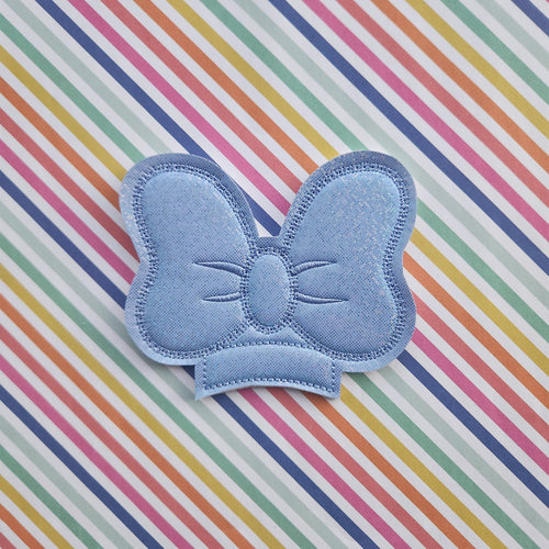 B GRADE - Light Blue Holo Bow
