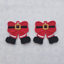Load image into Gallery viewer, Santa Boots Bow
