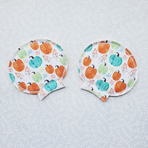 Teal & Orange Pumpkins