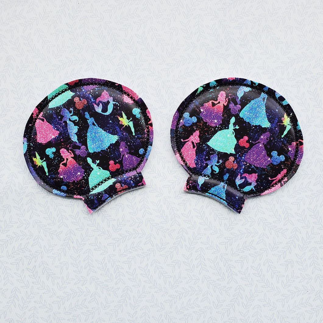 Glitter Princess Silhouettes