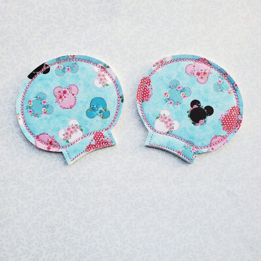 Floral Mouse Heads