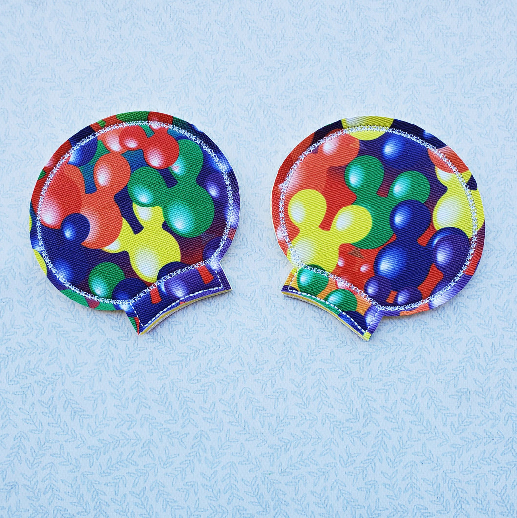 Rainbow Balloons on Rainbow