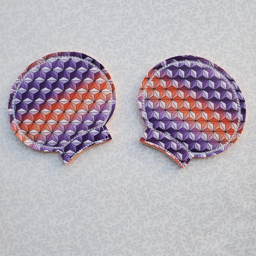 Spaceship Earth Purple & Orange