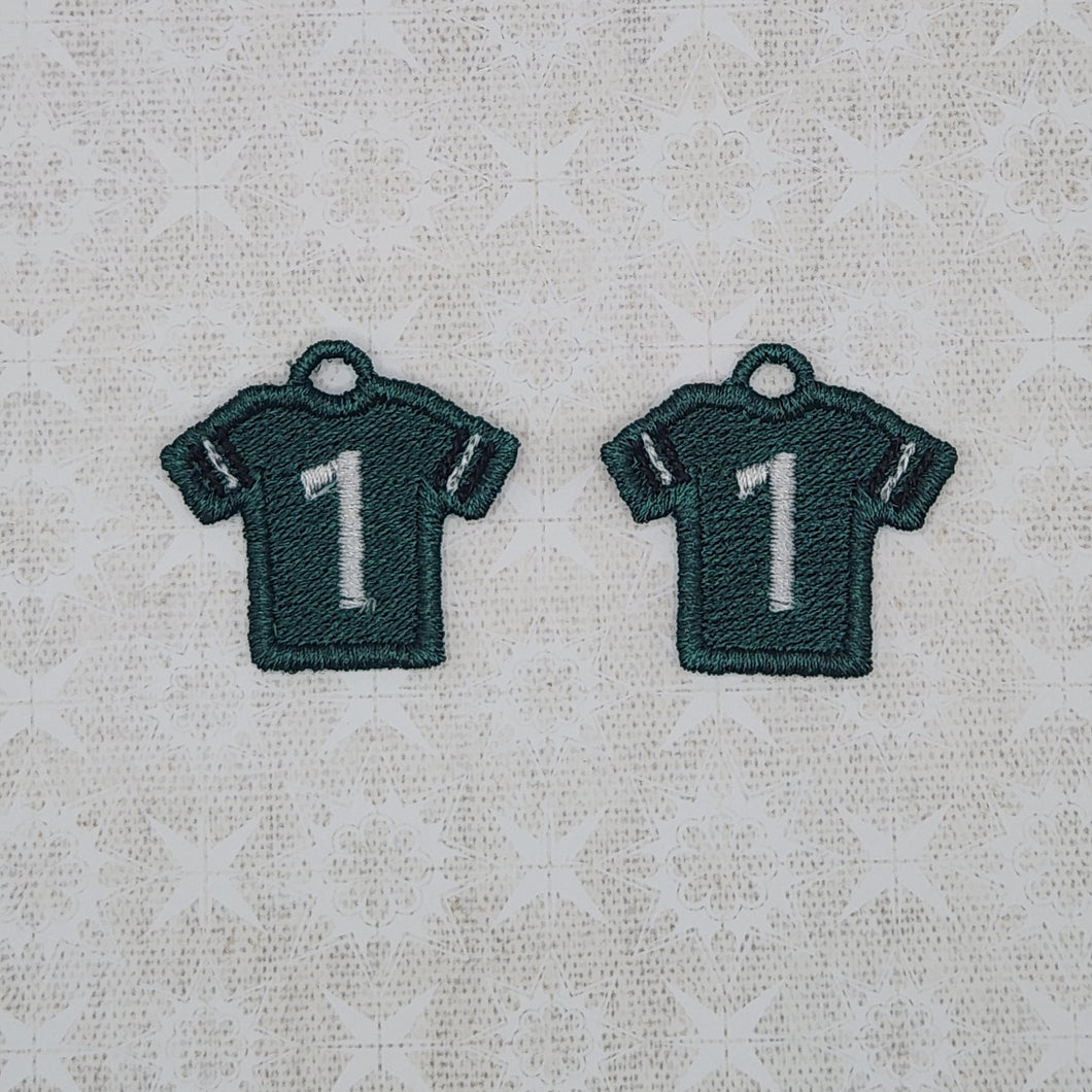 Football Jersey #1 - Green/Black/White