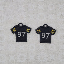 Load image into Gallery viewer, Football Jersey #97 - Black/Yellow/White