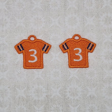 Load image into Gallery viewer, Football Jersey #3 - Orange/White/Navy