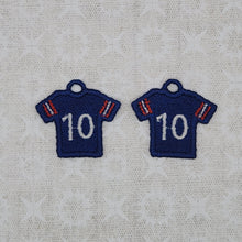 Load image into Gallery viewer, Football Jersey #10 - Navy/Red/White